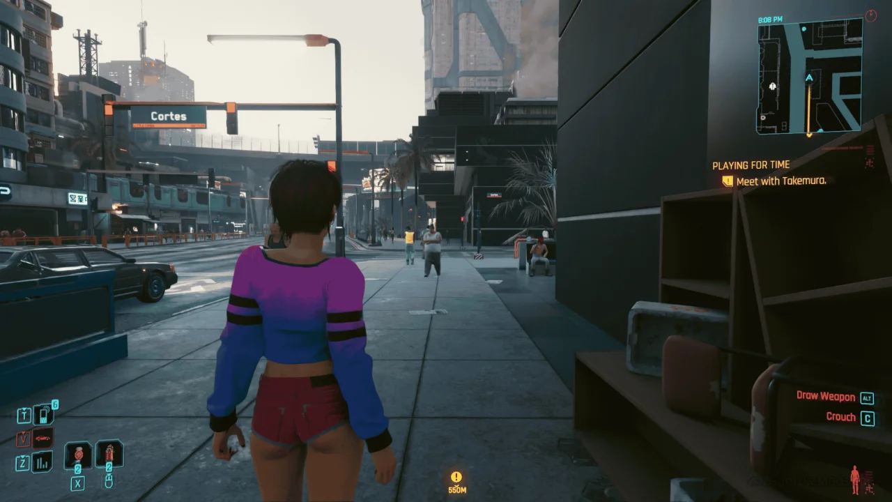 Immersive Third Person - Best Of Both Worlds v1.2 for CyberPunk 2077