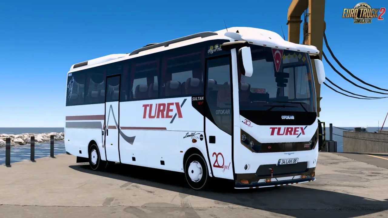Otokar Sultan Mega Bus + Interior v3.0 (1.60.x) for ETS2
