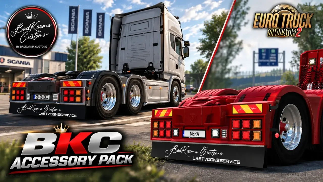 BKC Accessory Pack v1.4 (1.60.x) for ETS2
