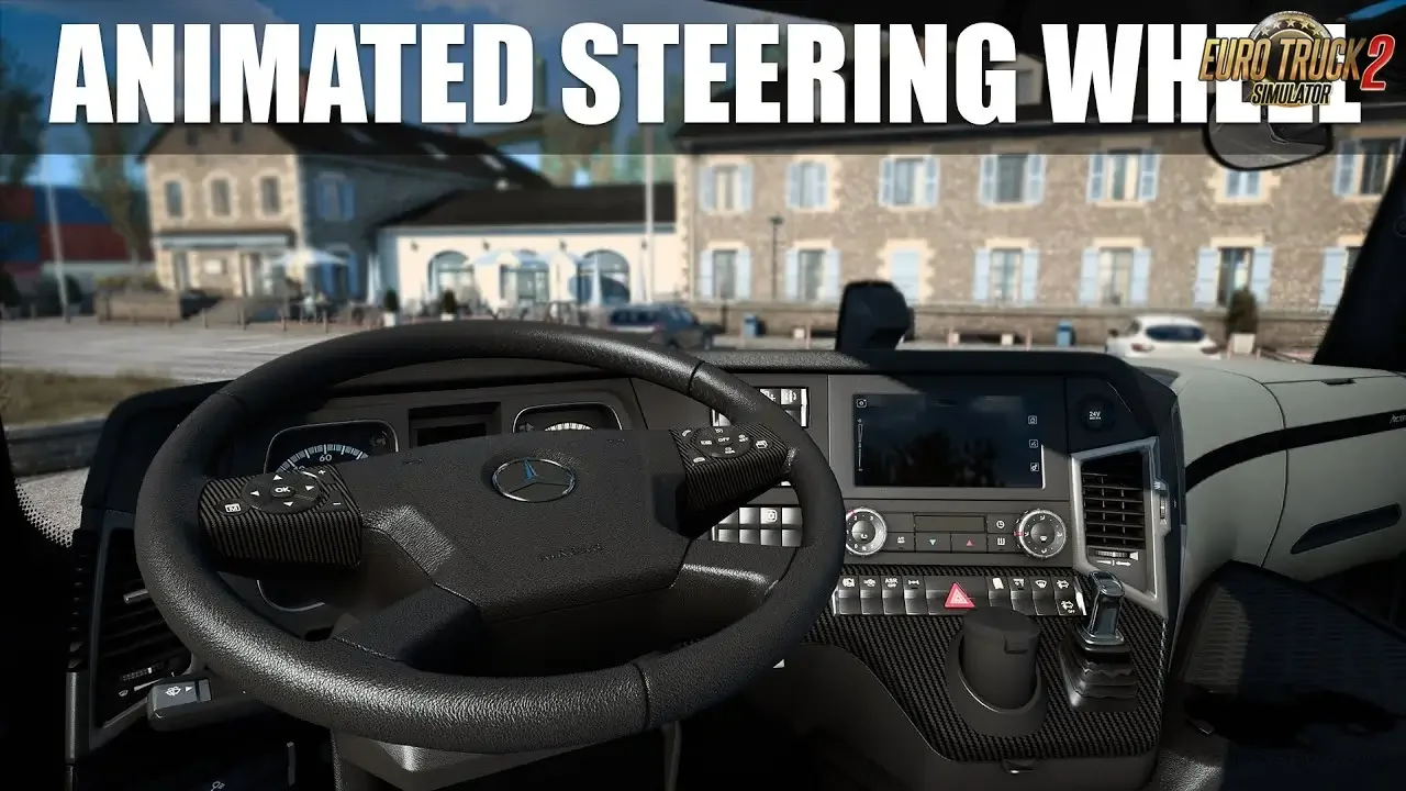 Animated Steering Wheel Plugin v1.60 (1.60.x) for ETS2 Animated Steering Wheel Plugin v1.60 (1.60.x) for ETS2