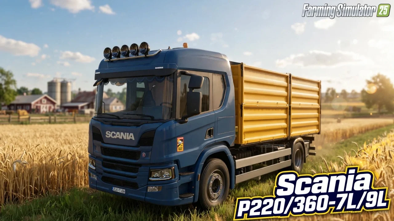 Scania P220/360-7L/9L Truck v1.3 for FS25