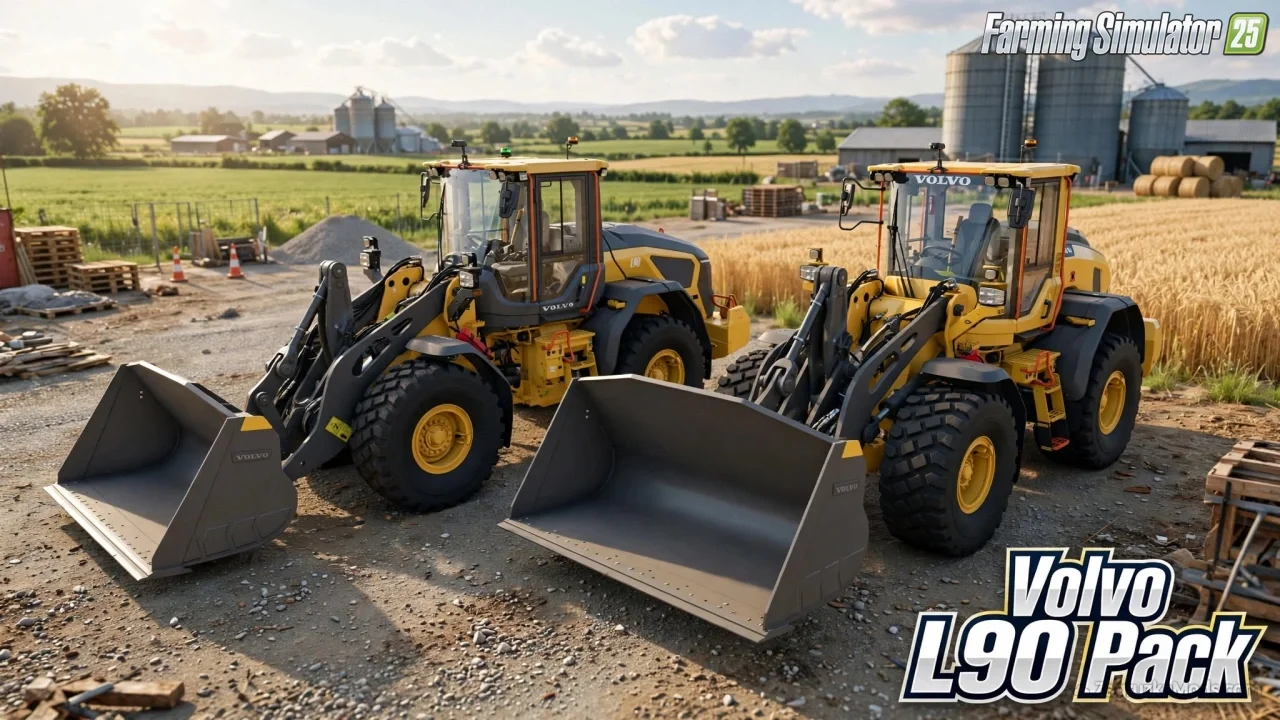 Volvo L90 Pack v1.0.0.1 By Giants Software for FS25