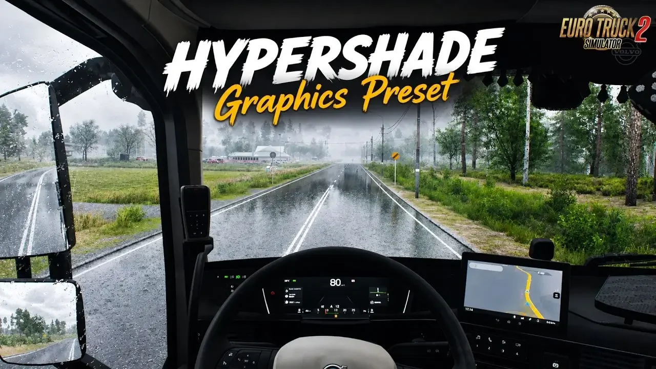 HyperShade Graphics Preset v1.0 (1.60.x) for ETS2 HyperShade Graphics Preset v1.0 (1.60.x) for ETS2