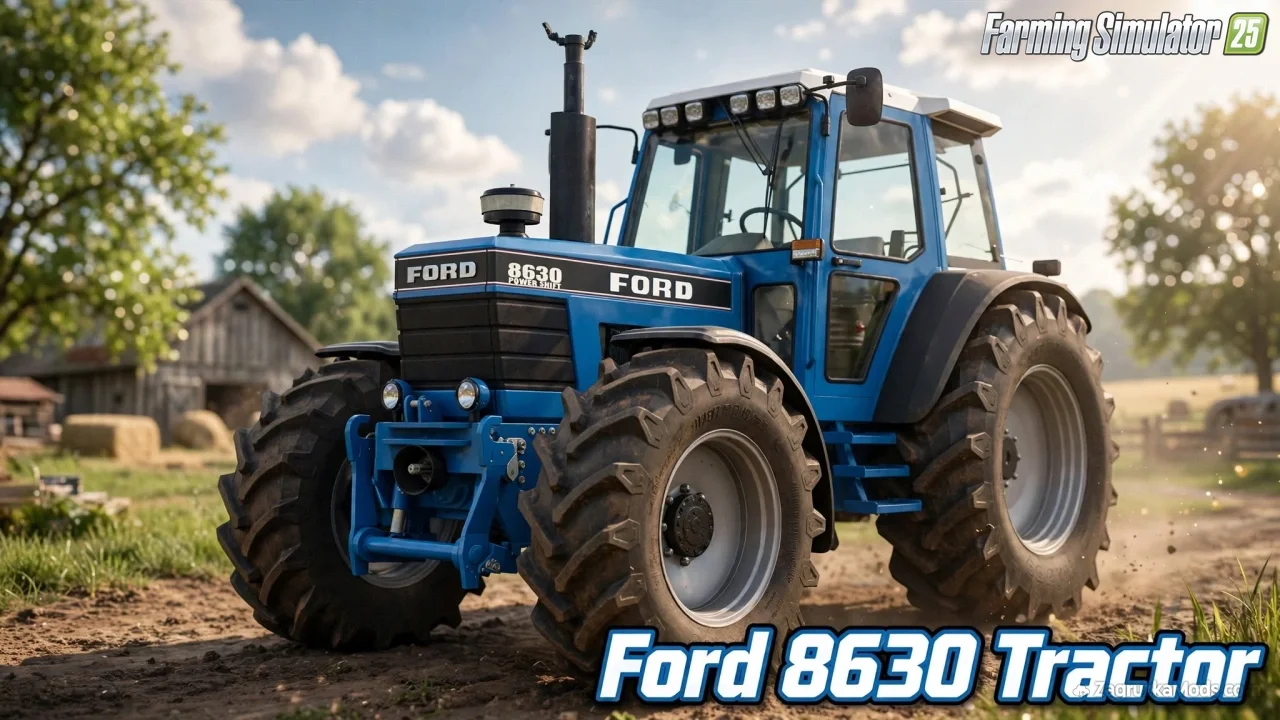 Ford 8630 Tractor v1.1.0.1 for FS25 Ford 8630 Tractor v1.1.0.1 for FS25