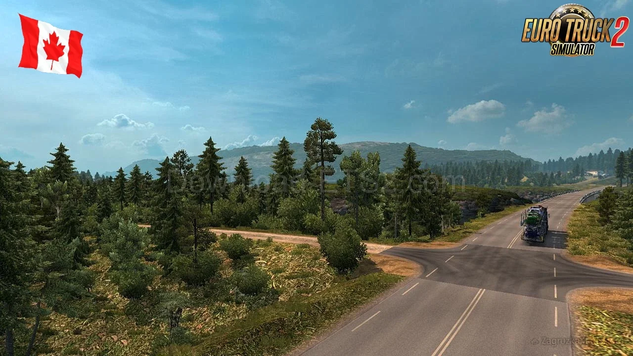 Canada Map v0.2.5 by Ivan Mykyta (1.61.x) for ETS2