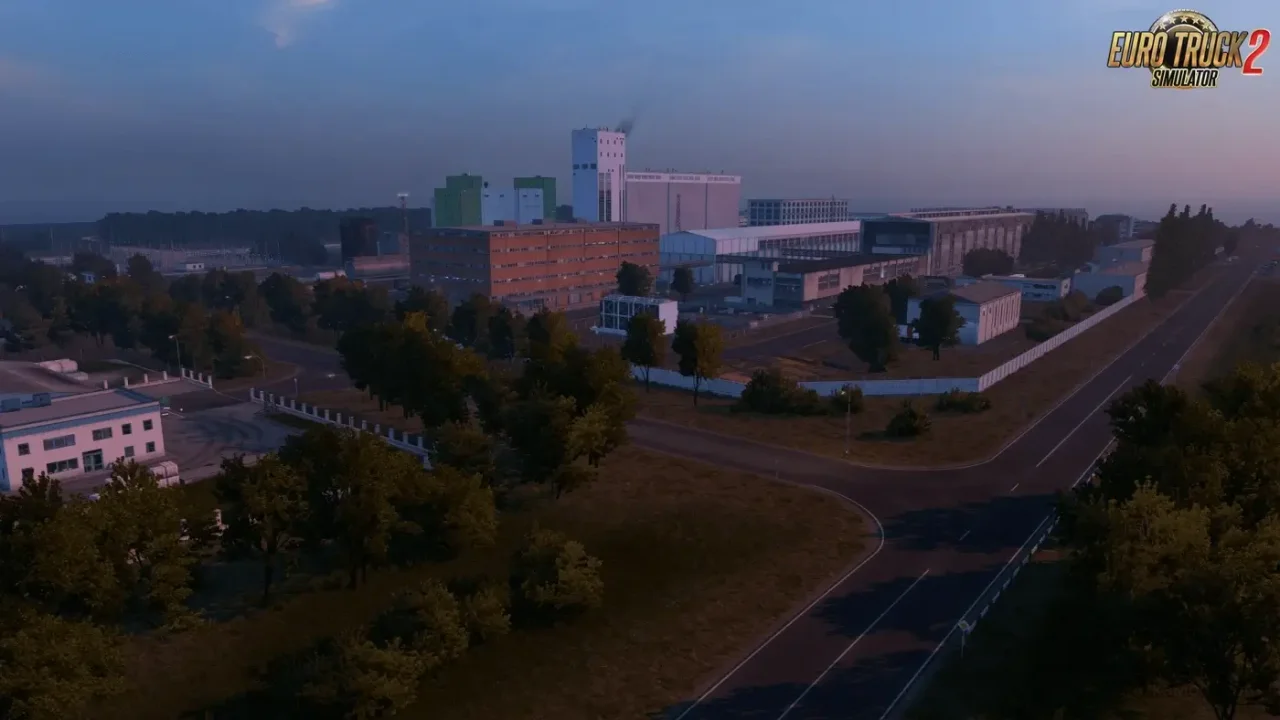 Berdyansk: Road to the Sea of โโAzov Map v1.61 (1.61.x) for ETS2