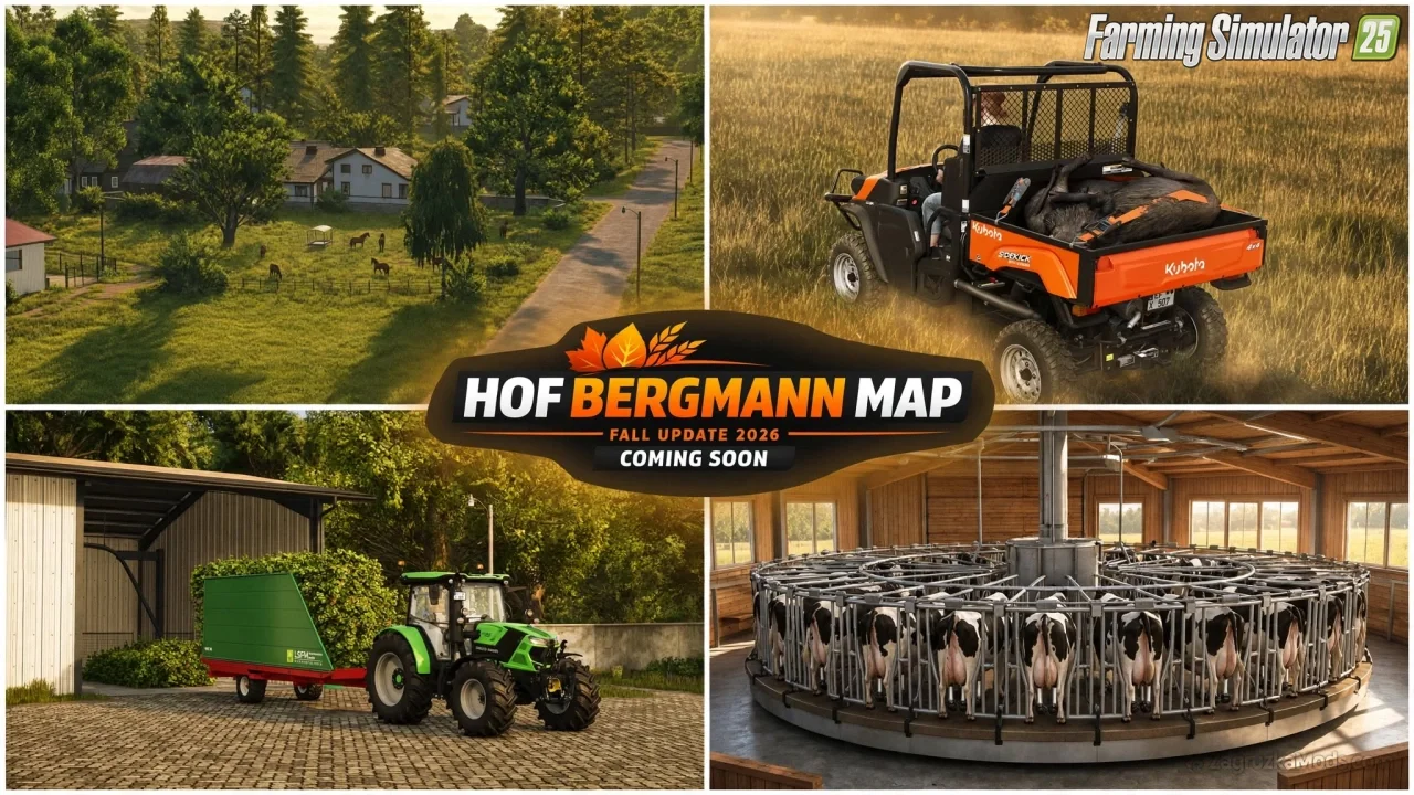 Hof Bergmann Map v1.5 for FS25