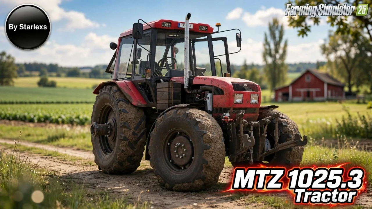 MTZ 1025.3 Tractor v2.0.0.3 for FS25