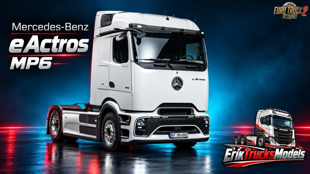 Mercedes Benz eActros Diesel & Electric v2.0.71 (1.61.x) for ETS2