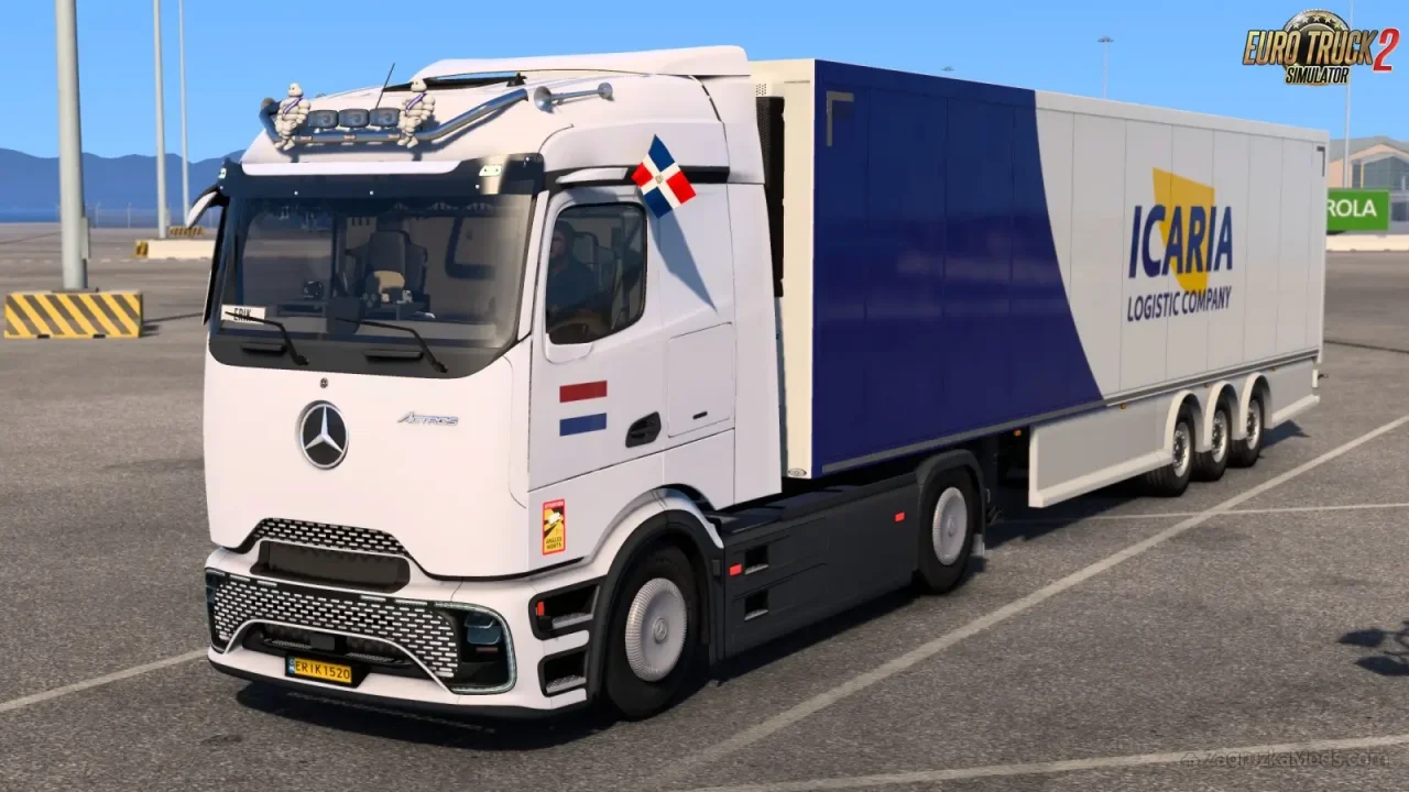 Mercedes Benz eActros Diesel & Electric v2.0.71 (1.61.x) for ETS2