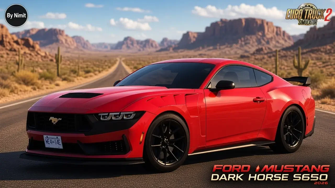 Ford Mustang Dark Horse S650 2026 v1.0 (1.61.x) for ATS and ETS2